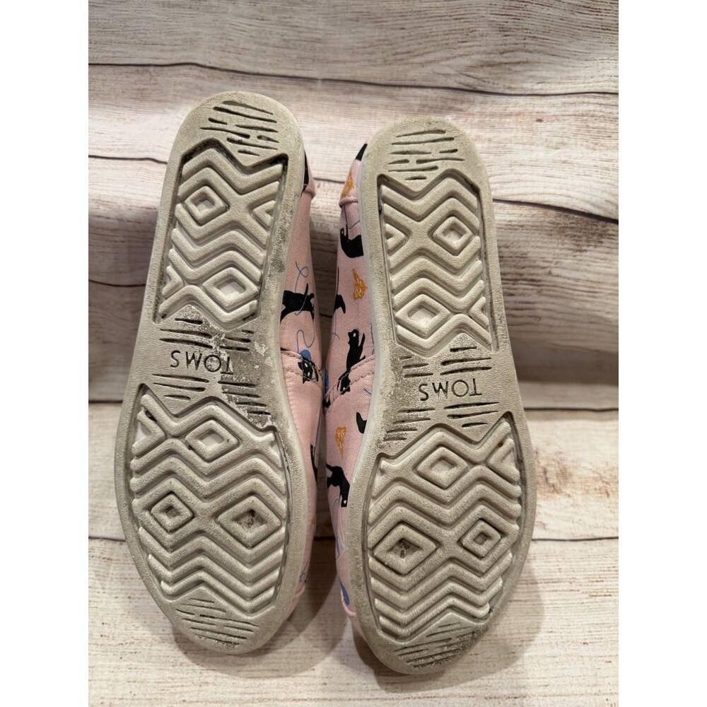 Toms Strawberry Cream Kitties Canvas Classic Shoes - Limited Edition Size 6.5 - Picture 5 of 6